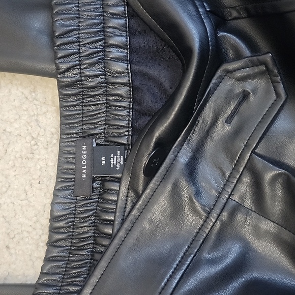 Halogen Faux Leather Pants - Picture 2 of 4